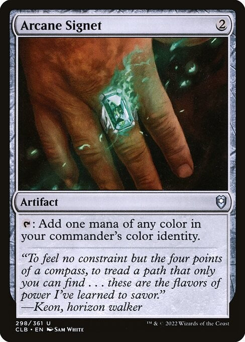 Arcane Signet - CLB - Near Mint MTG