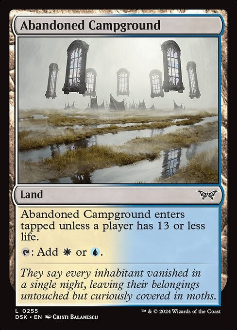 Abandoned Campground - DSK - Near Mint MTG