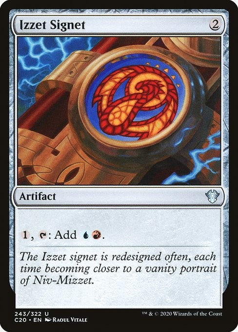 Izzet Signet - C20 - Near Mint MTG