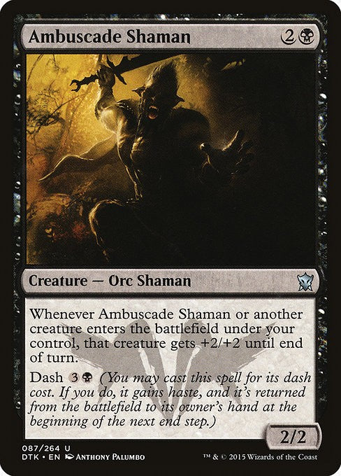 Ambuscade Shaman - DTK - Near Mint MTG