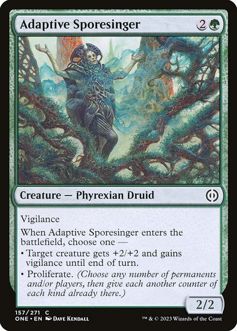 Adaptive Sporesinger - ONE - Near Mint MTG