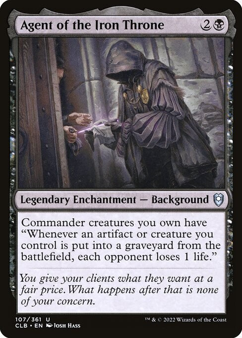 Agent of the Iron Throne - CLB - Near Mint MTG