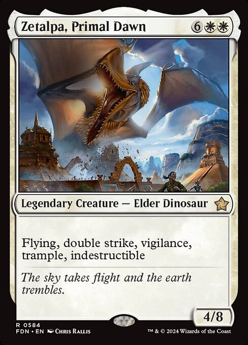Zetalpa, Primal Dawn - FDN - Near Mint MTG
