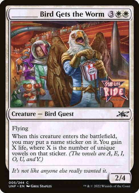 _____ Bird Gets the Worm - UNF - Near Mint MTG