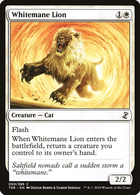 Whitemane Lion - TSR - Near Mint MTG