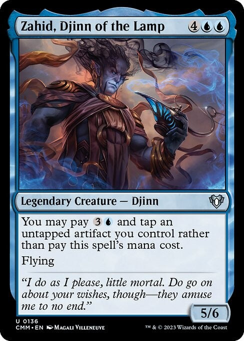 Zahid, Djinn of the Lamp - CMM - Near Mint MTG