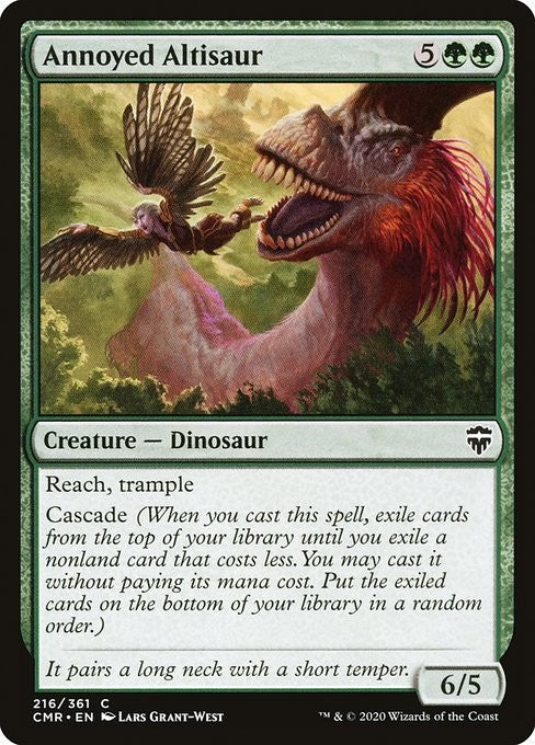 Annoyed Altisaur - CMR - Near Mint MTG