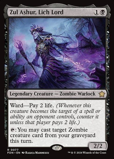 Zul Ashur, Lich Lord - FDN - Near Mint MTG