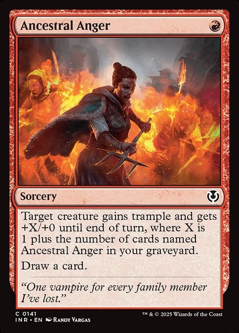 Ancestral Anger - INR - Near Mint MTG