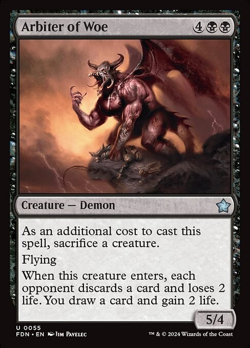 Arbiter of Woe - FDN - MTG