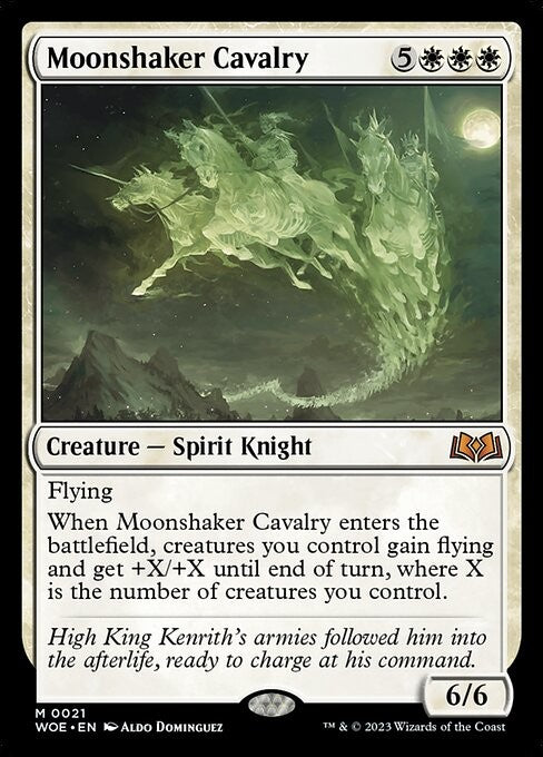 Moonshaker Cavalry - WOE - Near Mint MTG