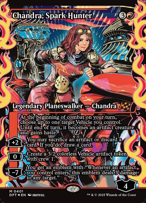 FOIL - Chandra, Spark Hunter - DFT - Near Mint MTG