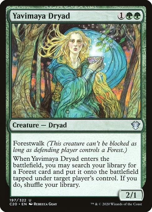 Yavimaya Dryad - C20 - Near Mint MTG