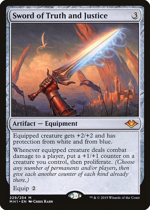 Sword of Truth and Justice - MH1 - Near Mint MTG