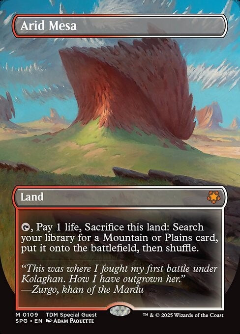 FOIL - Arid Mesa - SPG - Near Mint MTG