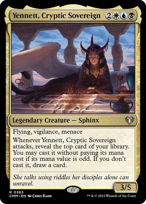 Yennett, Cryptic Sovereign - CMM - Near Mint MTG