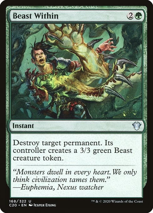 Beast Within - C20 - Near Mint MTG