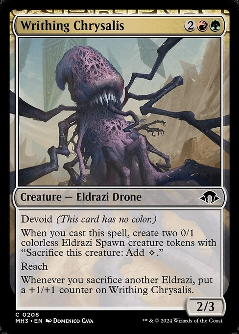 Writhing Chrysalis - MH3 - Near Mint MTG