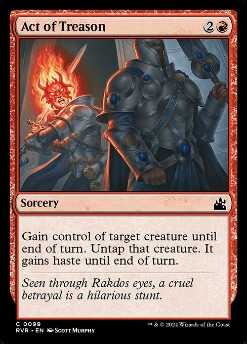 Act of Treason - RVR - Near Mint MTG