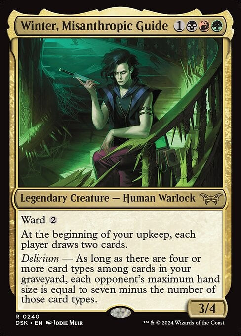 Winter, Misanthropic Guide - DSK - Near Mint MTG