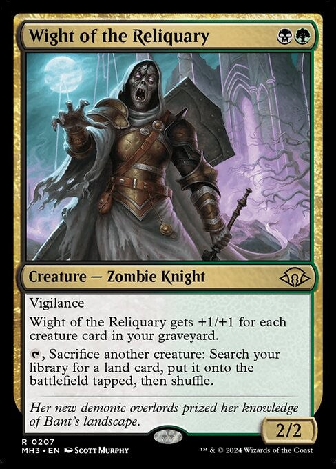 Wight of the Reliquary - MH3 - Near Mint MTG