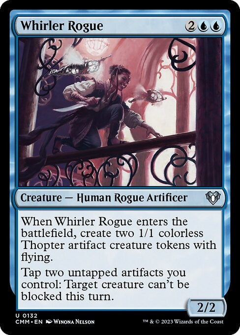 Whirler Rogue - CMM - Near Mint MTG