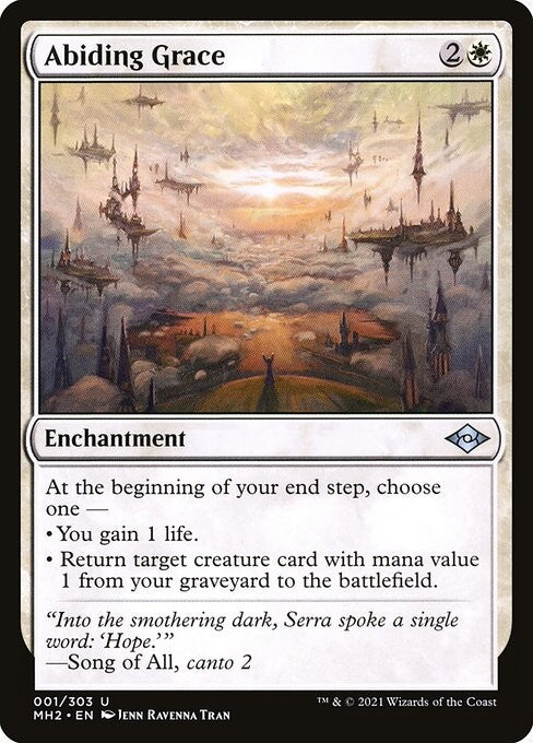 Abiding Grace - MH2 - Near Mint MTG