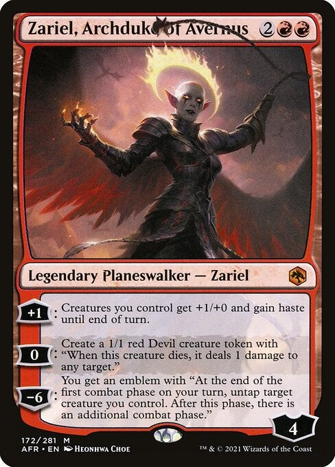 Zariel, Archduke of Avernus - AFR - Near Mint MTG
