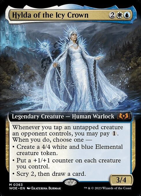 FOIL - Hylda of the Icy Crown - WOE - Near Mint MTG