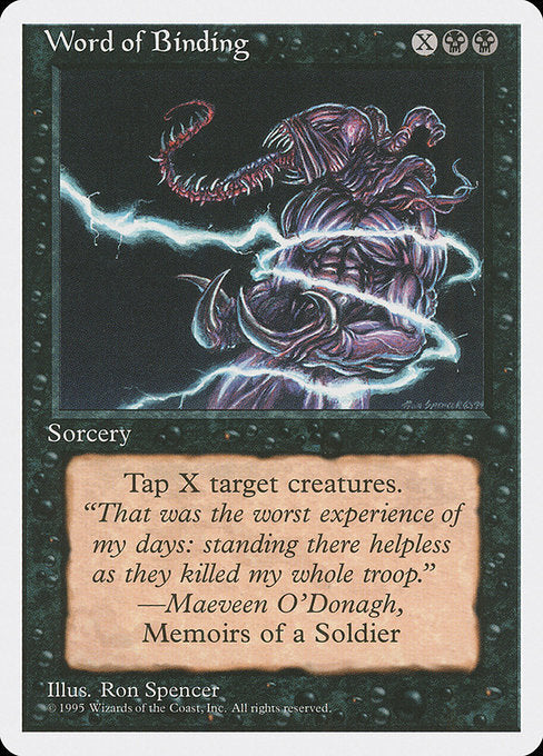 Word of Binding - 4ED - Near Mint MTG