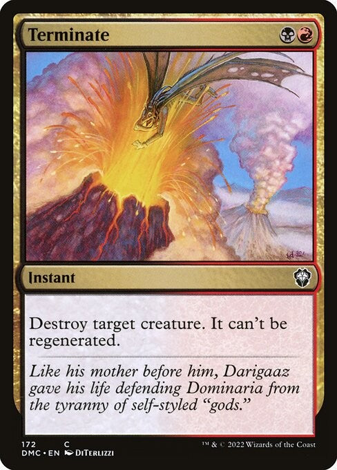 Terminate - DMC - Near Mint MTG