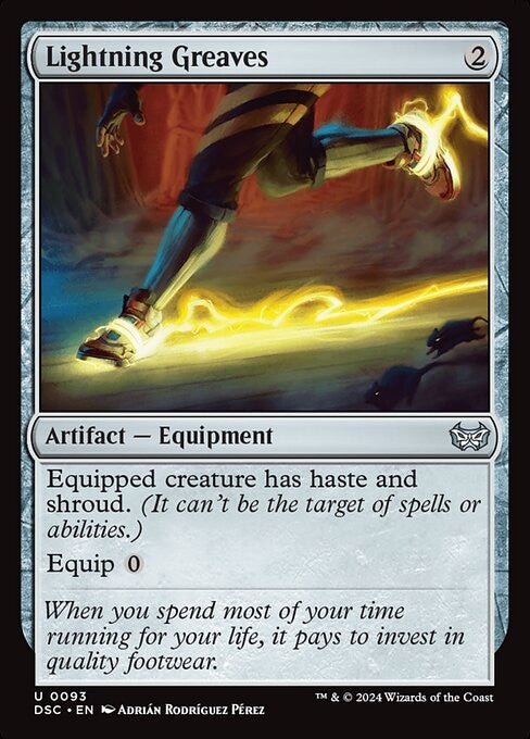 Lightning Greaves - DSC - Near Mint MTG