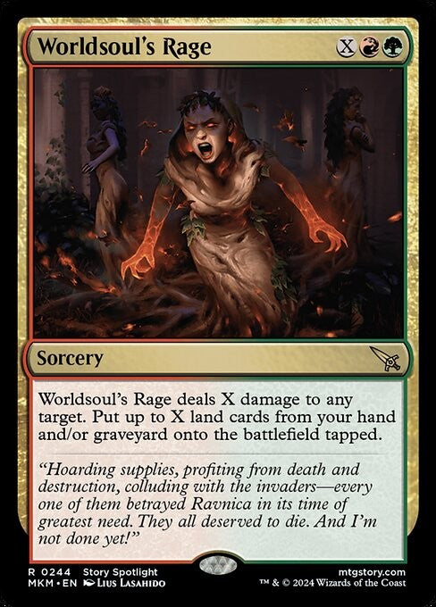 Worldsoul's Rage - MKM - Near Mint MTG