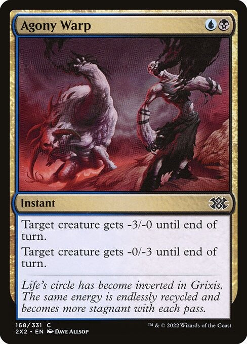 Agony Warp - 2X2 - Near Mint MTG