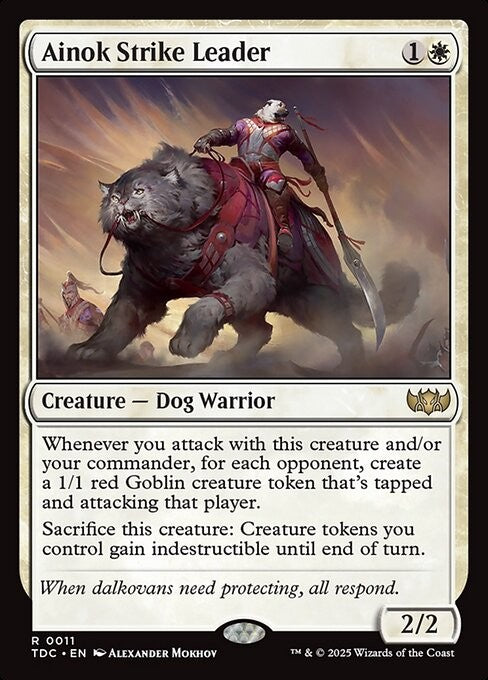 Ainok Strike Leader - TDC - Near Mint MTG
