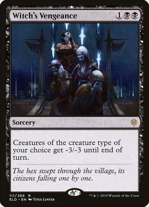 Witch's Vengeance - ELD - Near Mint MTG
