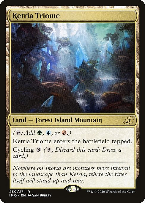 Ketria Triome - IKO - Near Mint MTG