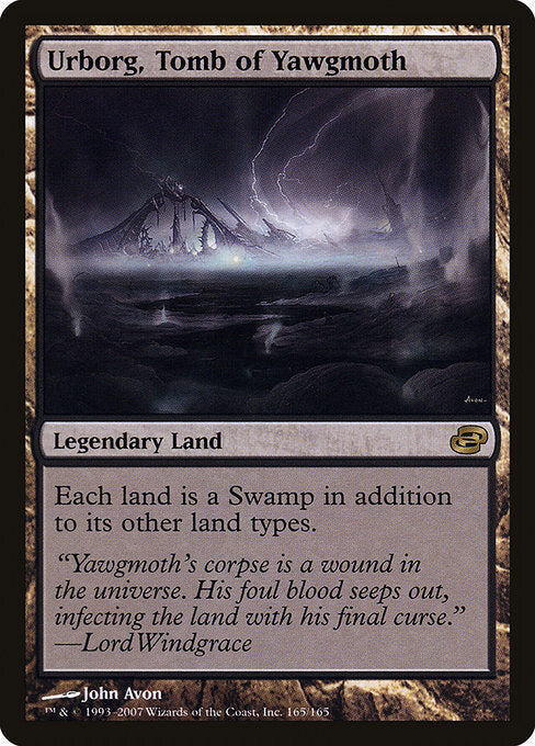 Urborg, Tomb of Yawgmoth - PLC - Lightly Played MTG