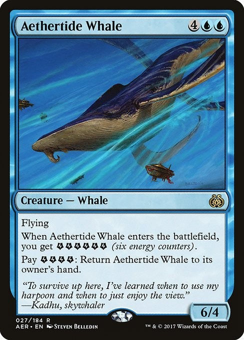 Aethertide Whale - AER - Near Mint MTG