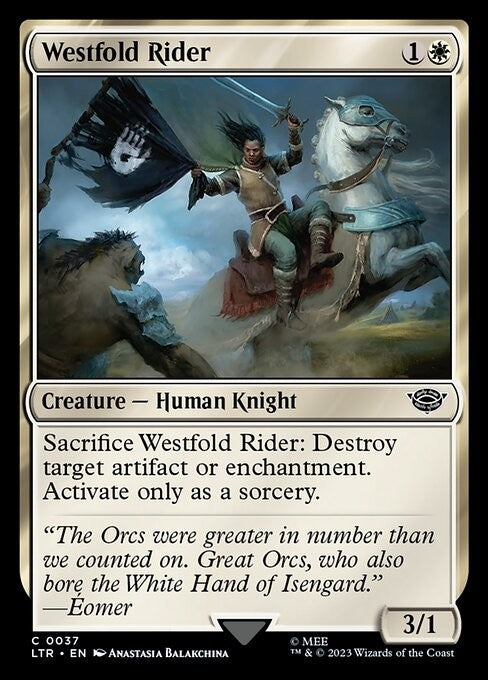 Westfold Rider - LTR - MTG