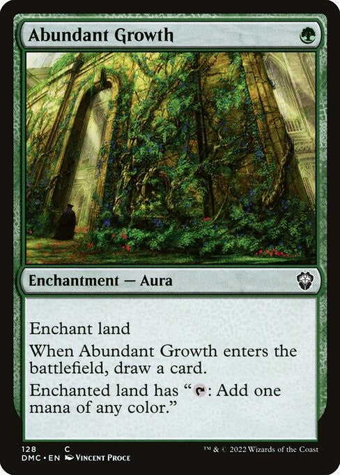 Abundant Growth - DMC - Near Mint MTG