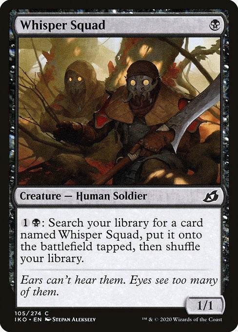 Whisper Squad - IKO - Near Mint MTG