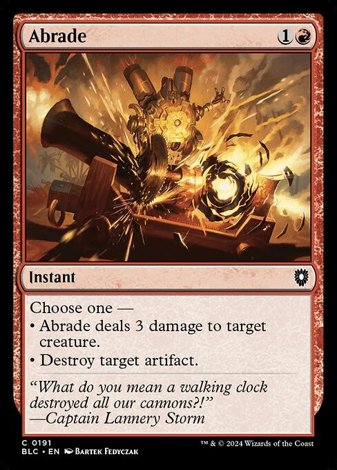 Abrade - BLC - Near Mint MTG
