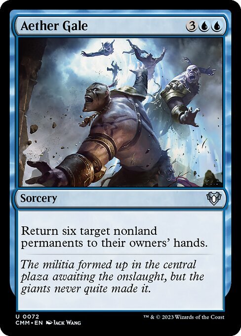 Aether Gale - CMM - Near Mint MTG