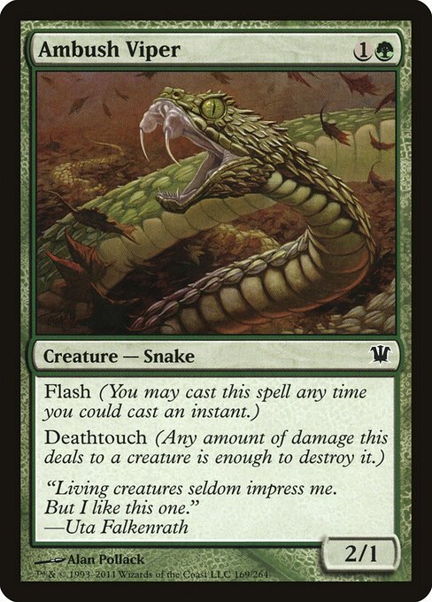 Ambush Viper - ISD - Near Mint MTG