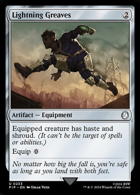 Lightning Greaves - PIP - Near Mint MTG