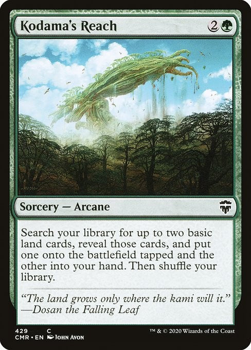 Kodama's Reach - CMR - Near Mint MTG