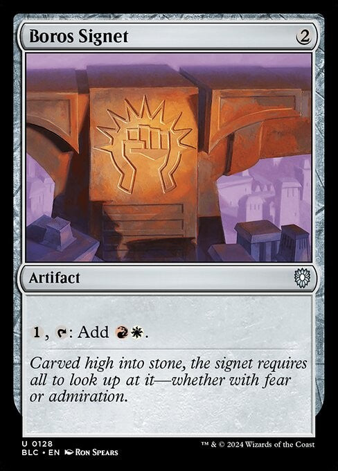 Boros Signet - BLC - Near Mint MTG