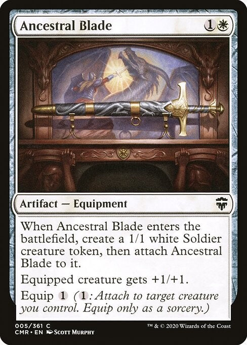 Ancestral Blade - CMR - Near Mint MTG