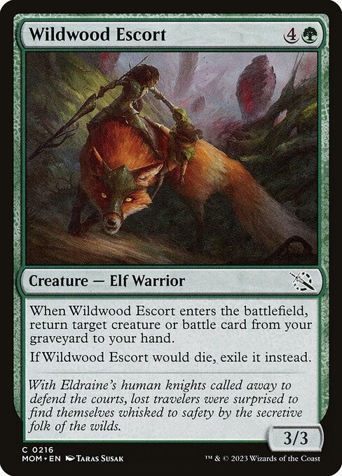 Wildwood Escort - MOM - Near Mint MTG